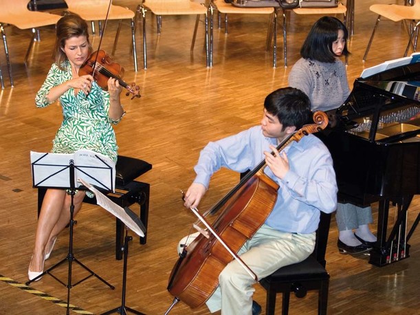 Anne-Sophie Mutter beim Auftritt in Wehr